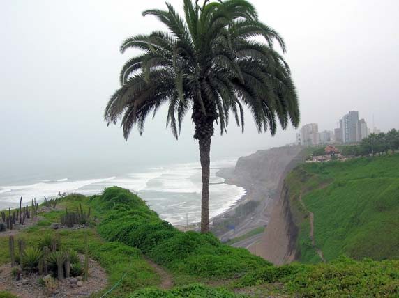 Lima Pacific coastline