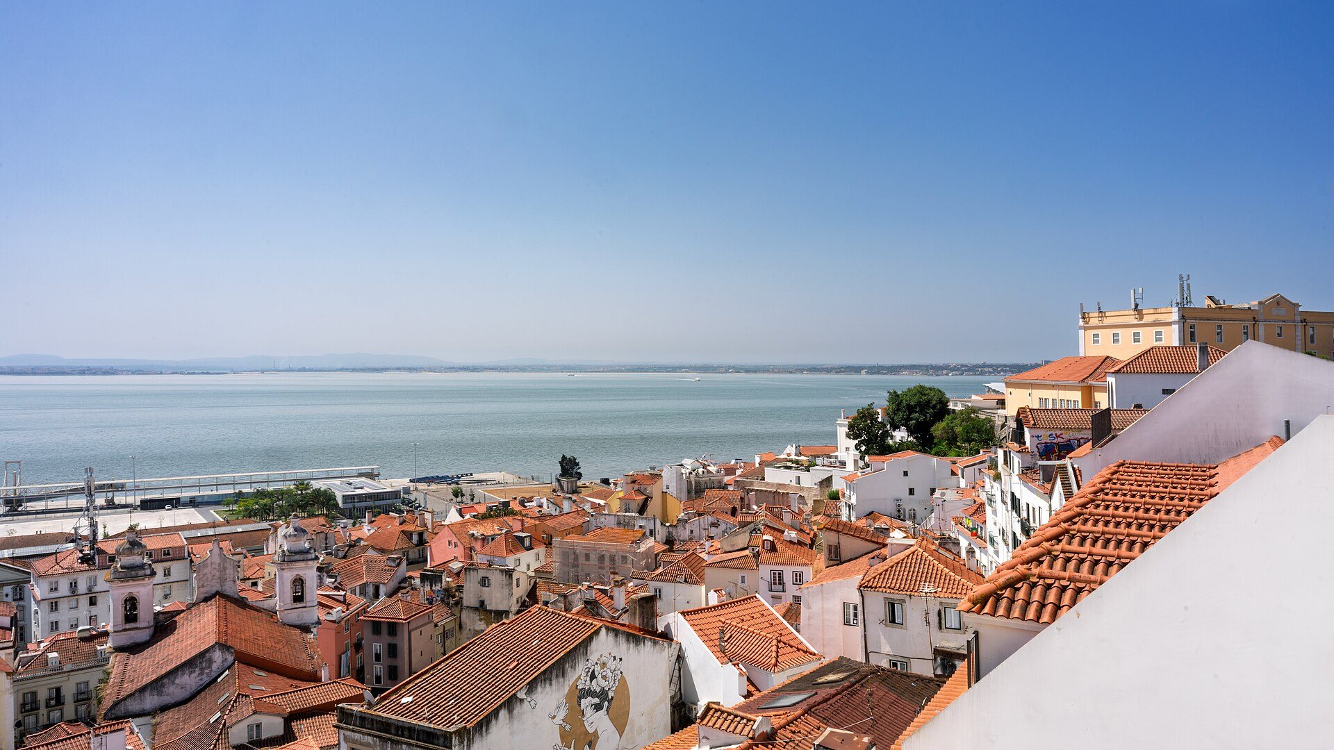 Skyline in Lisbon