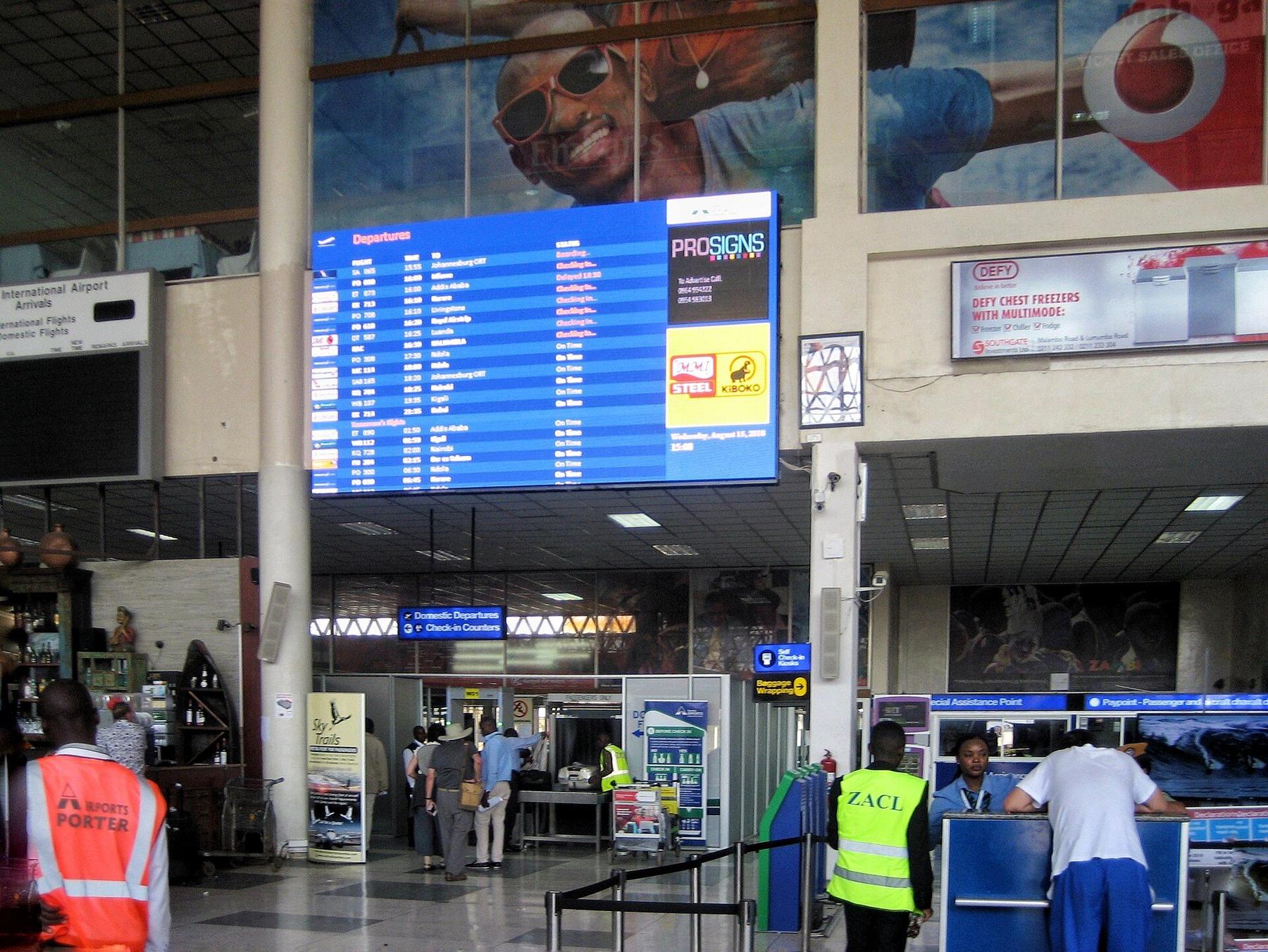 Transit scene in Lusaka