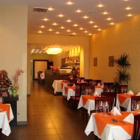 Restaurant scene in Luxembourg