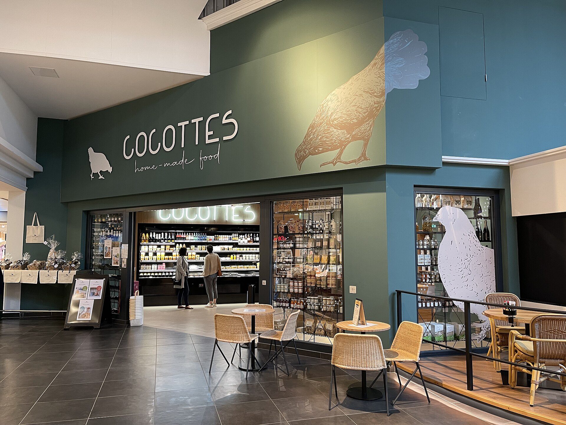 Shopping neighborhood in Luxembourg