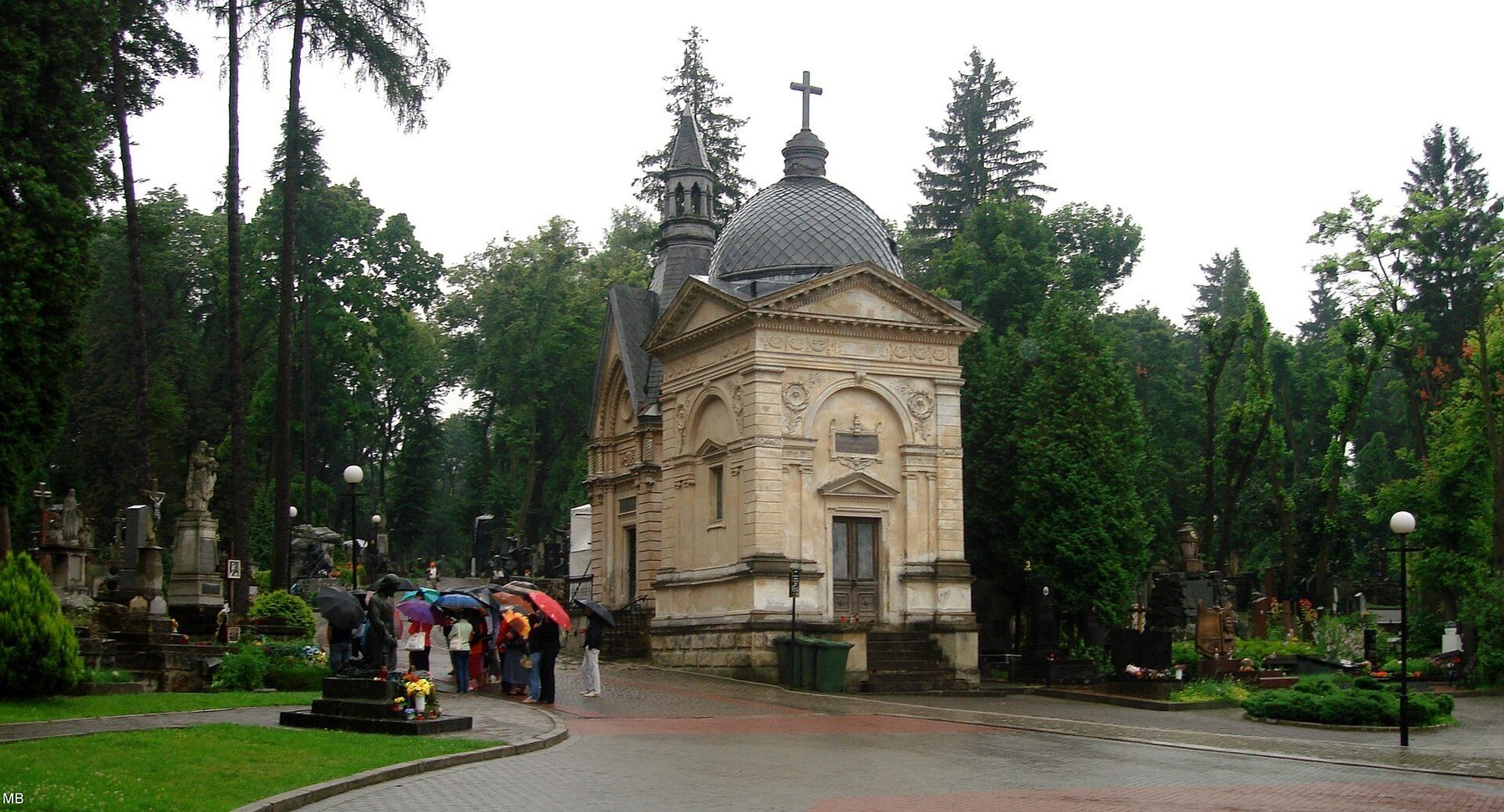 Restaurant scene in Lviv