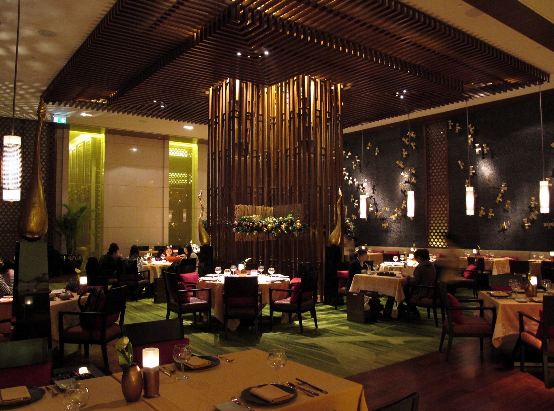 Restaurant scene in Macau