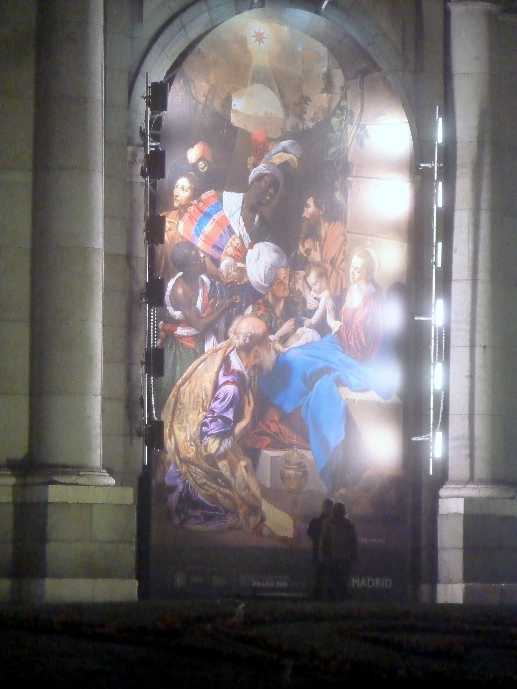 Restaurant or market scene in Madrid