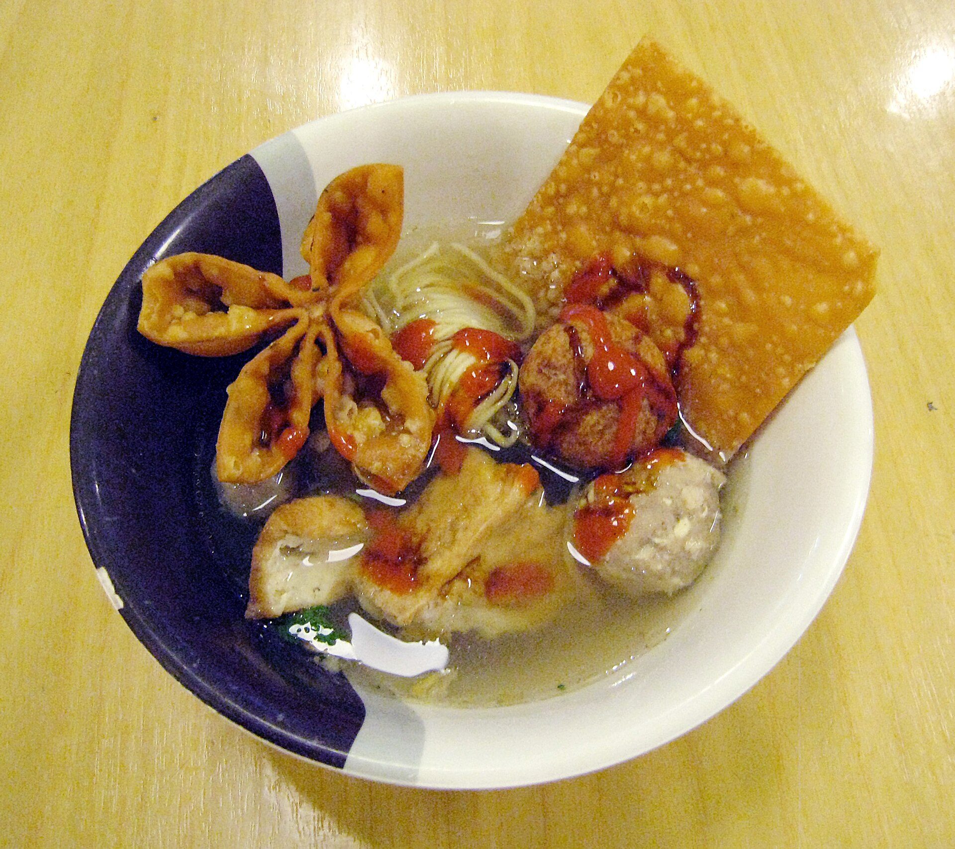 Restaurant scene in Malang