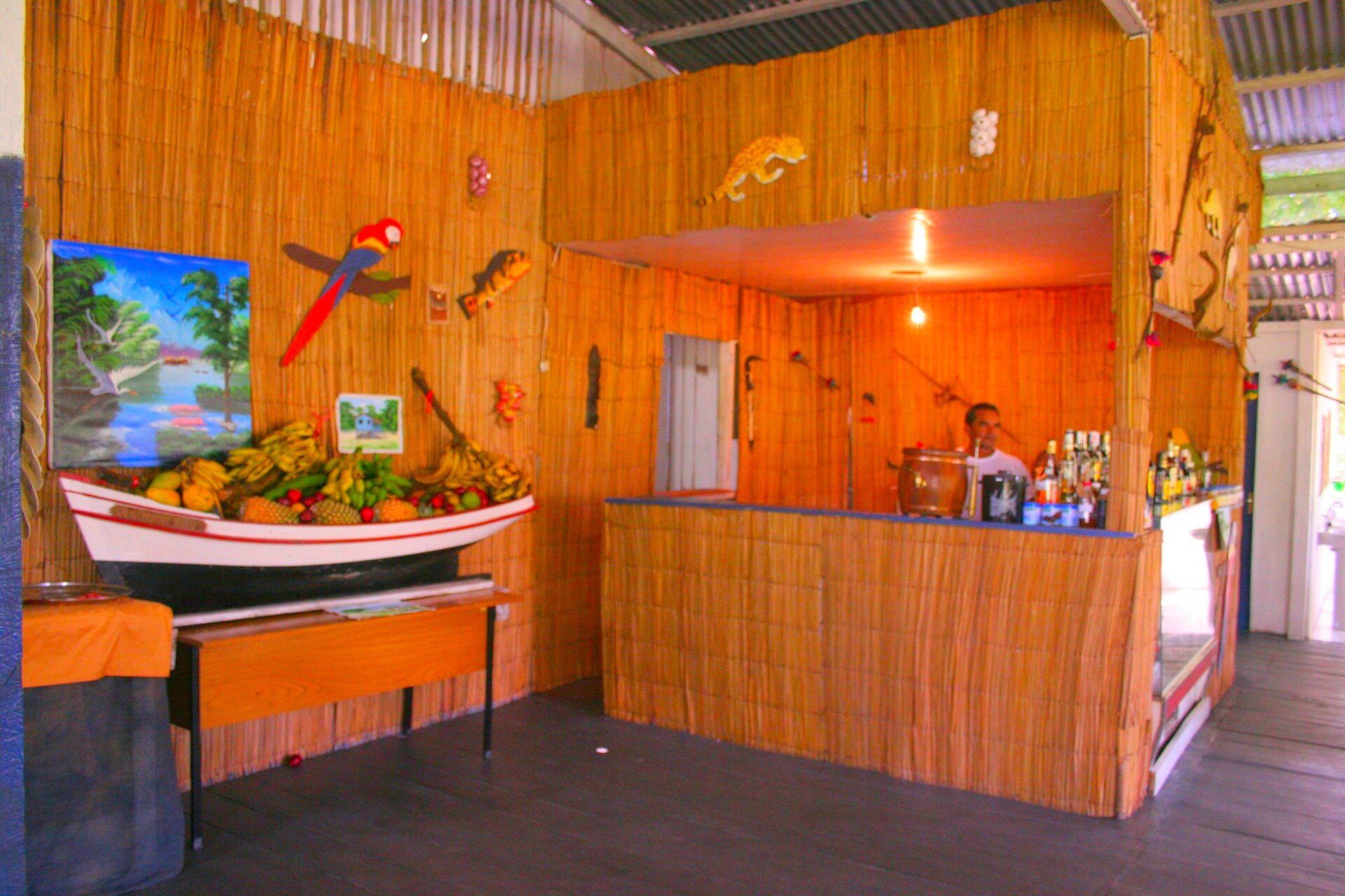 Restaurant scene in Manaus