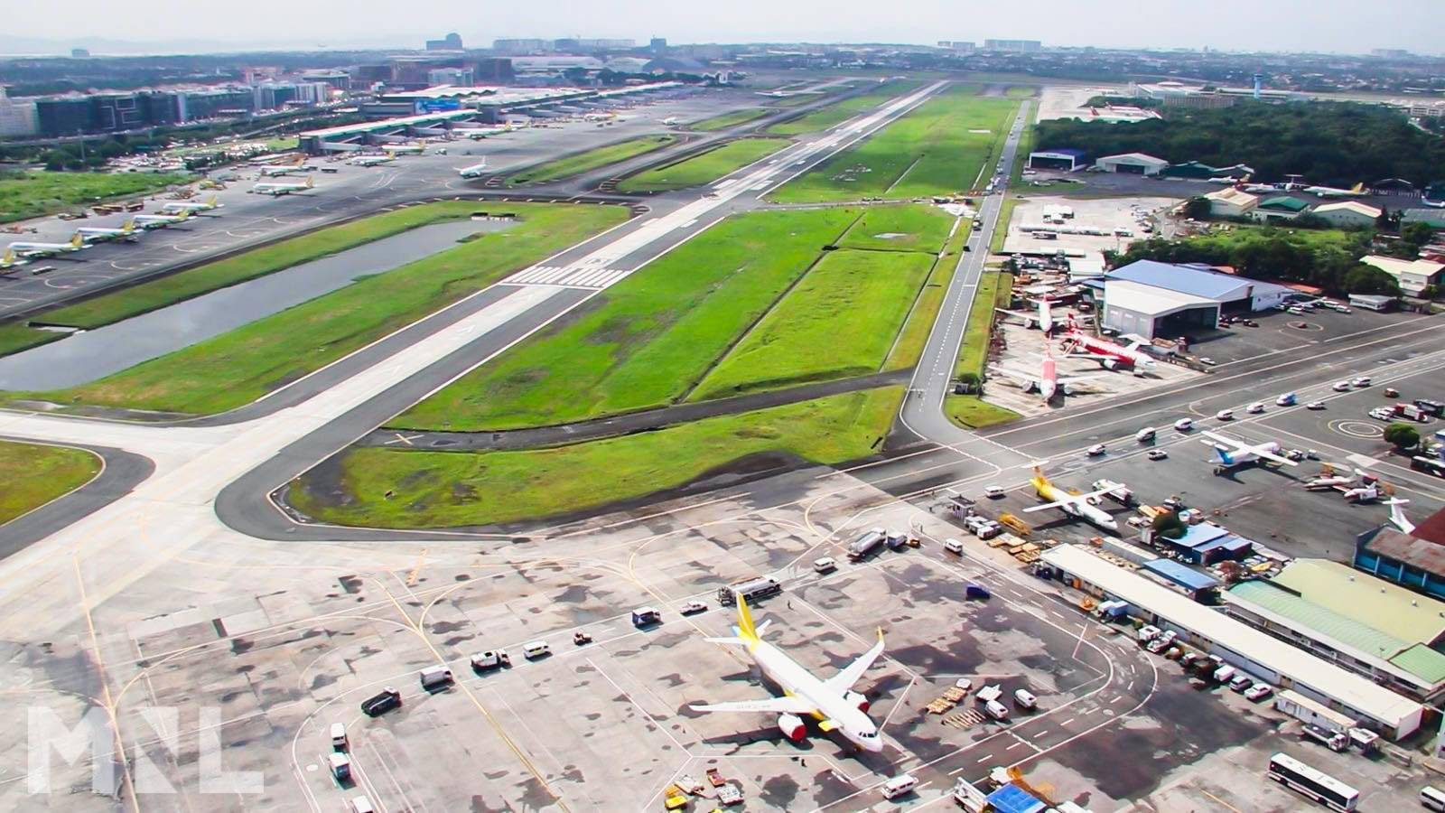 Airport arrival in Manila