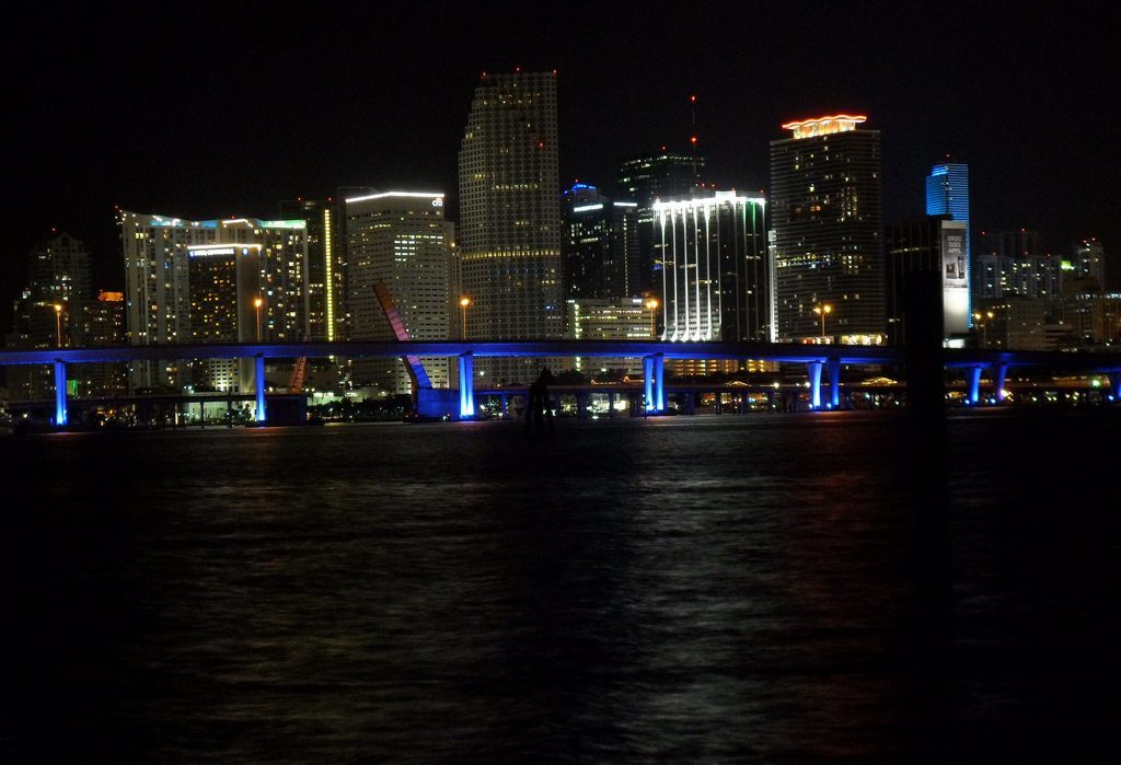Evening scene in Miami