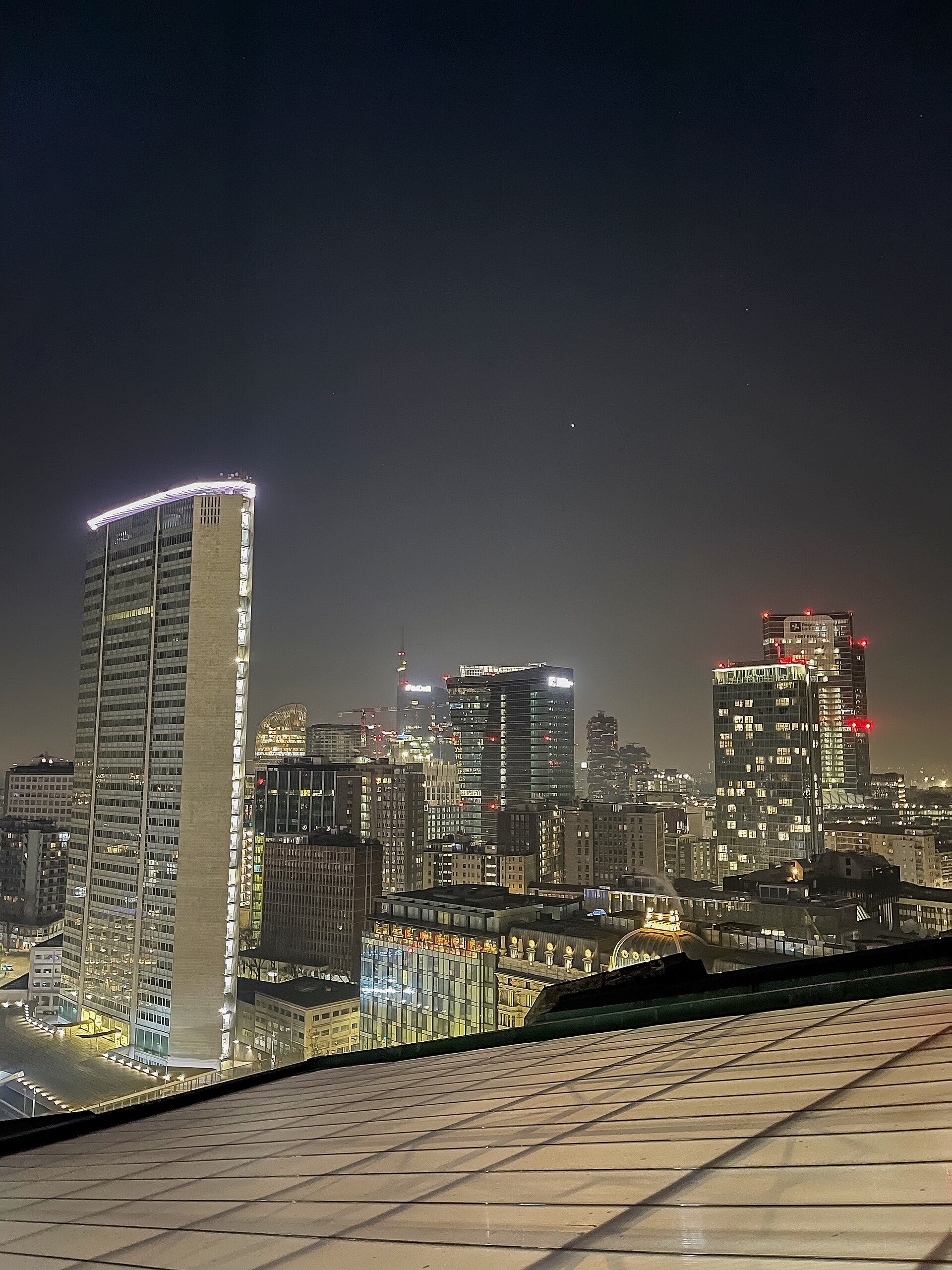 Evening scene in Milan