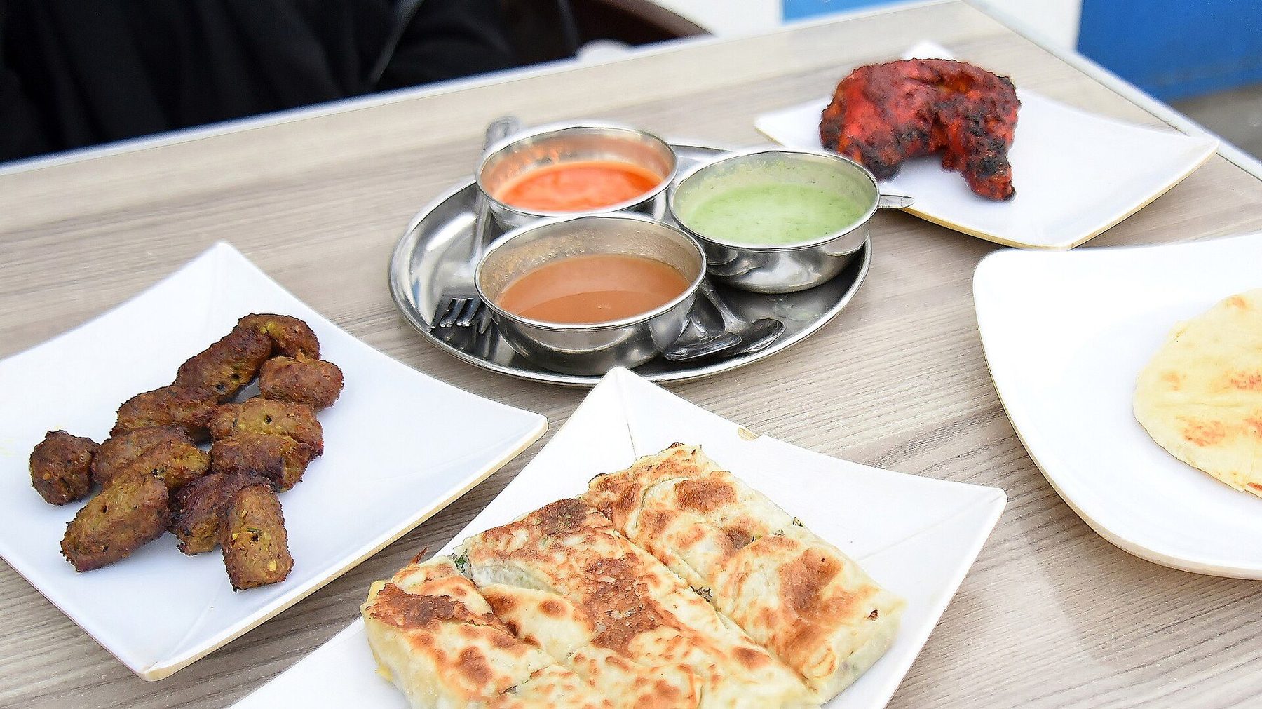 Restaurant scene in Mombasa