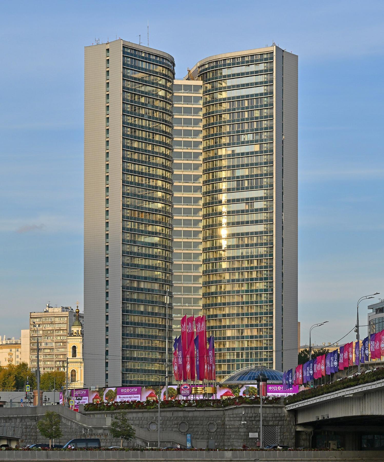 Shopping neighborhood in Moscow