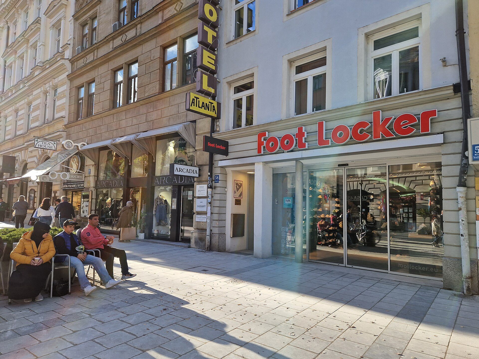 Shopping street in Munich