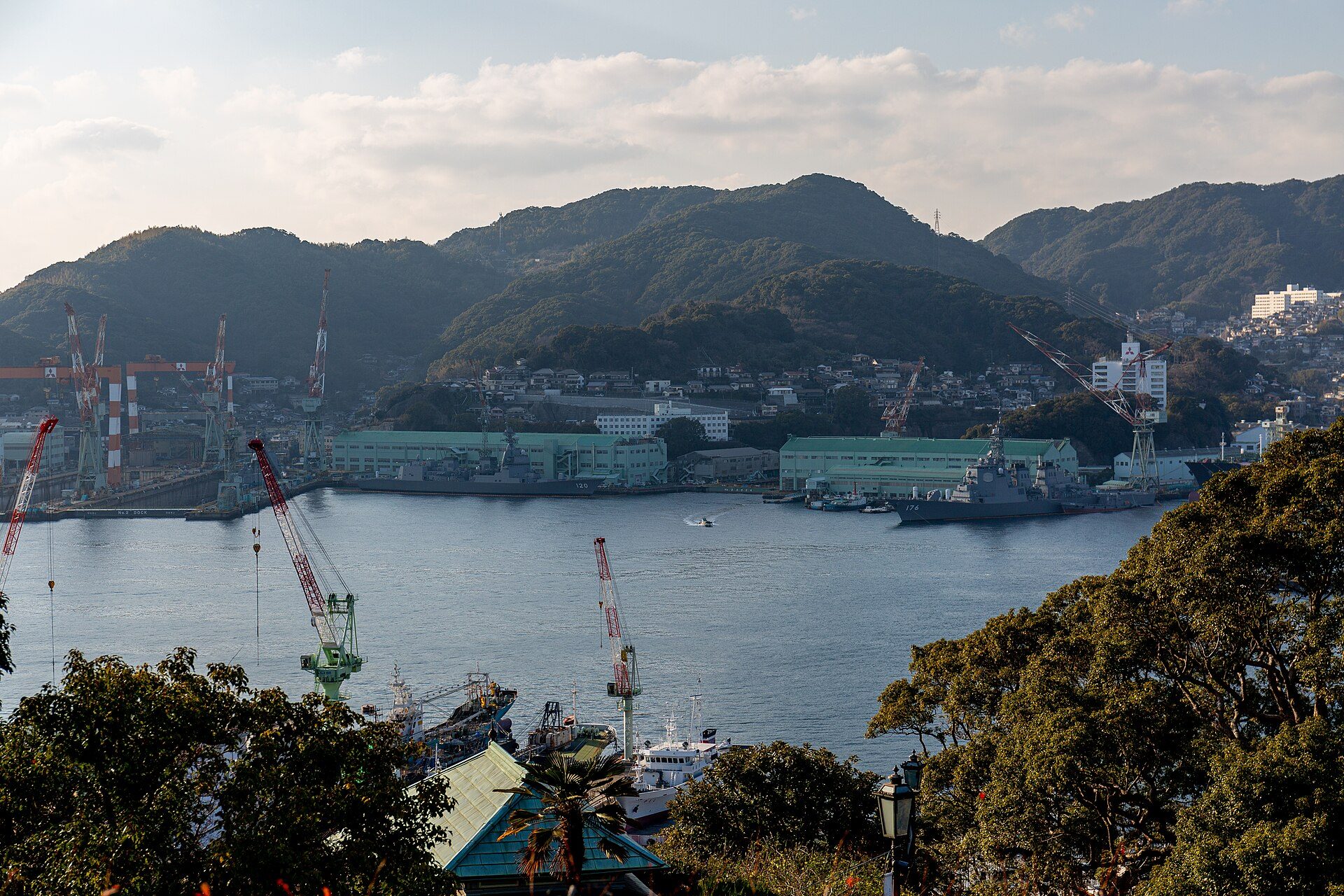 Nagasaki travel route anchor in Japan