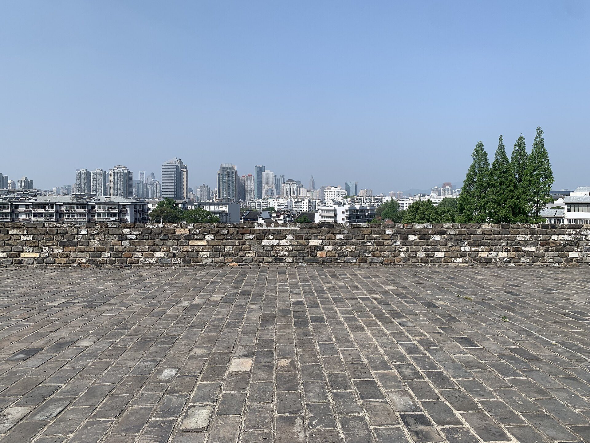 City wall scene in Nanjing