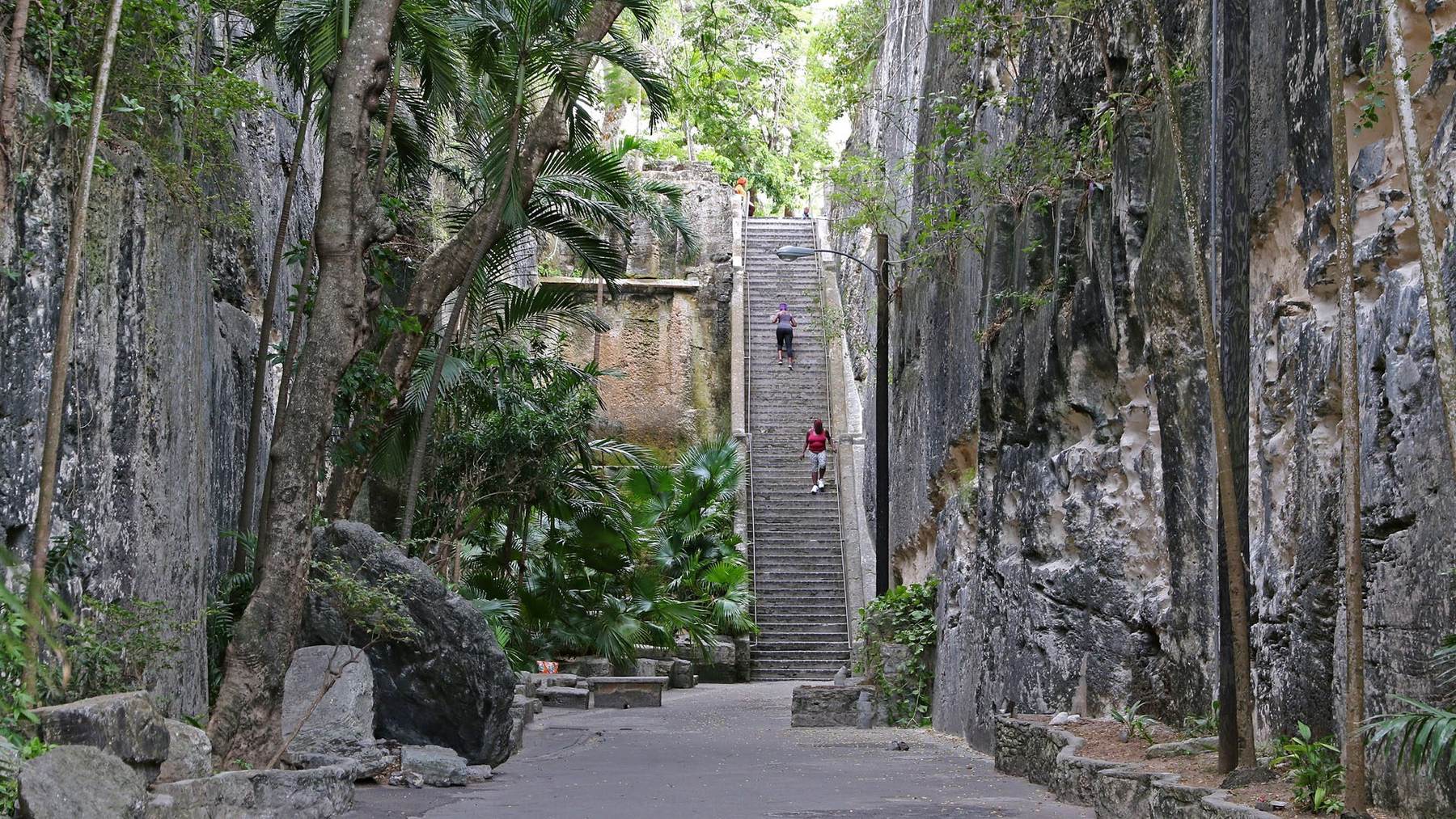 Queen's Staircase in Nassau
