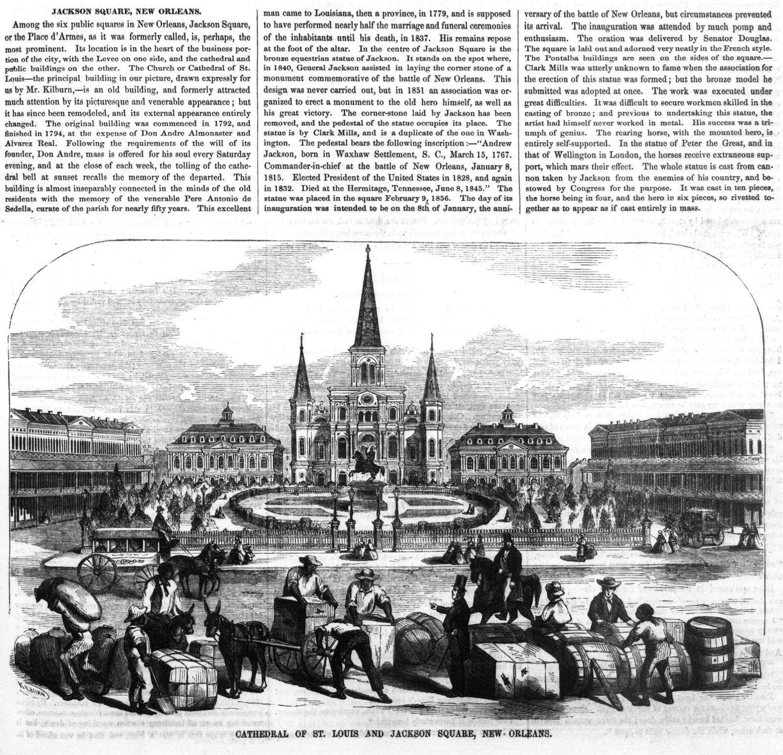 New Orleans attraction planning at Jackson Square