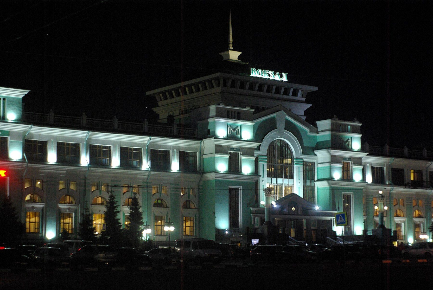 Transport scene in Omsk