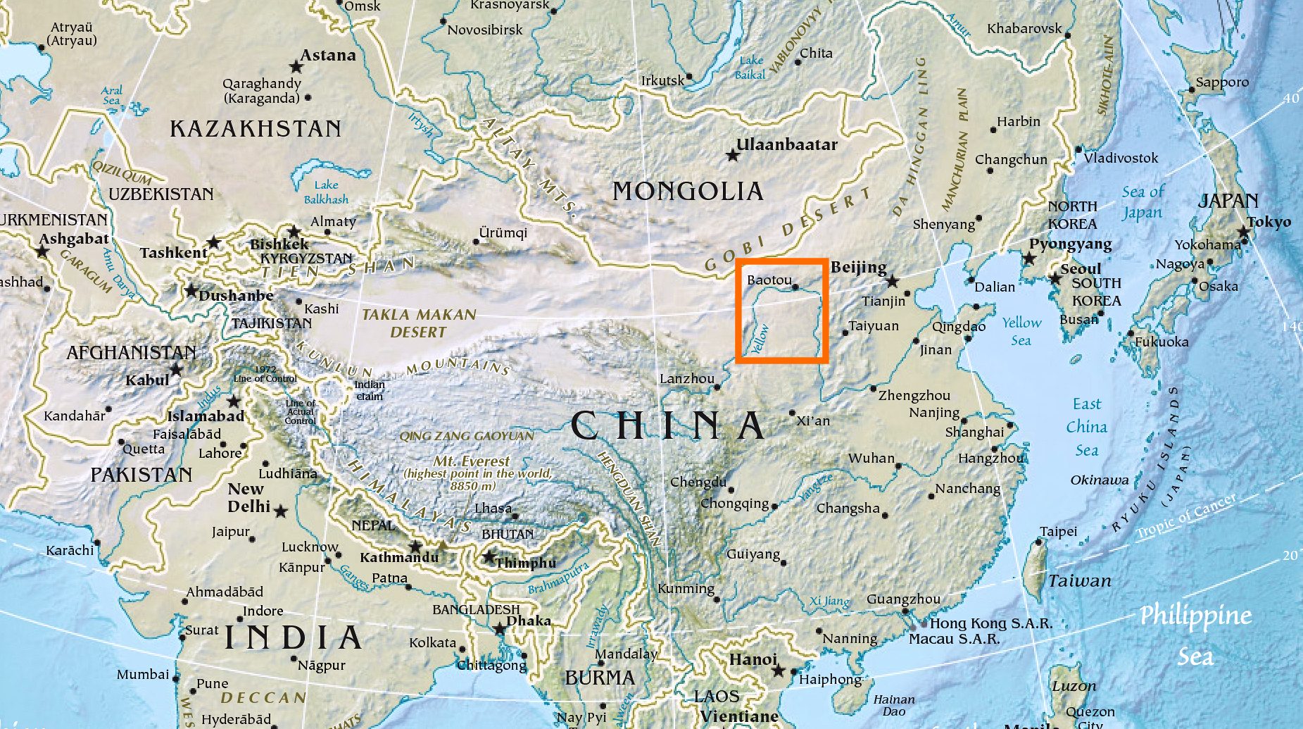 Shopping scene in Ordos