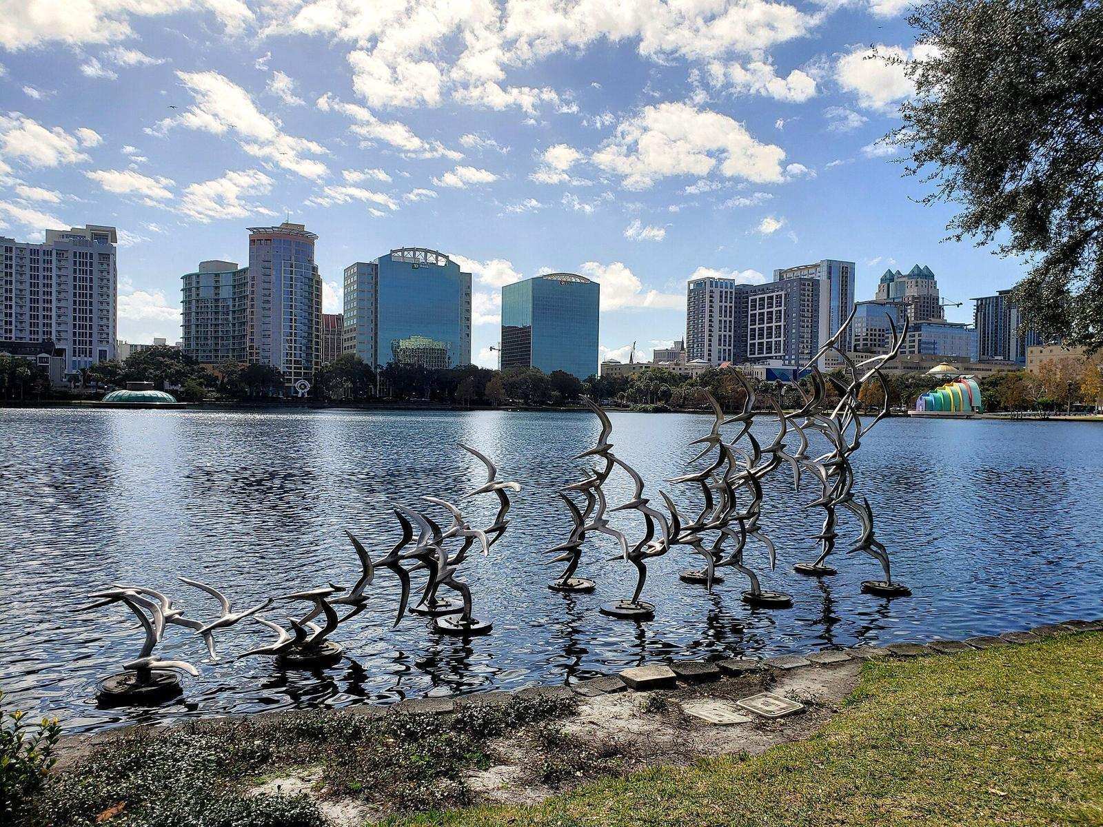 Orlando route anchor around Lake Eola Park