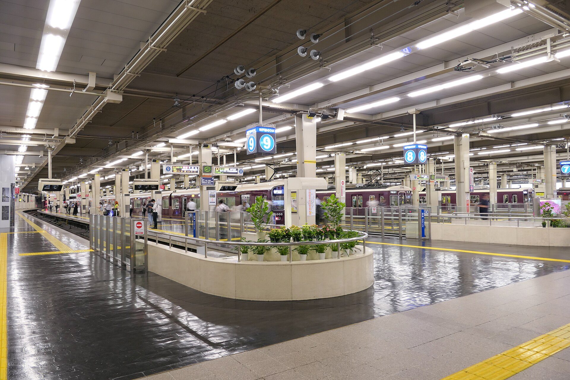 Transit scene in Osaka