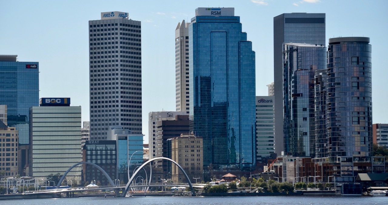 Elizabeth Quay in Perth