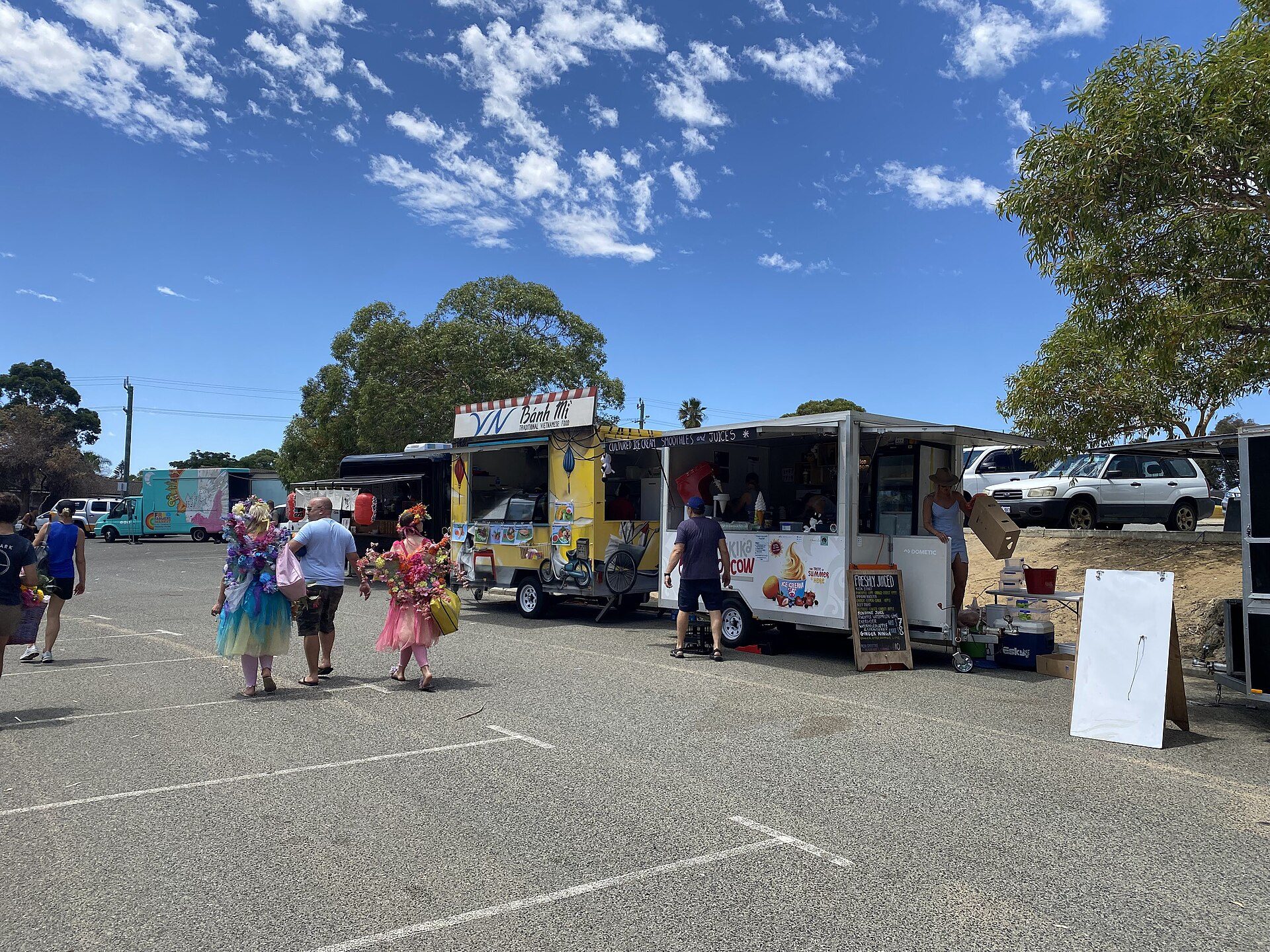 Food market or dining scene in Perth