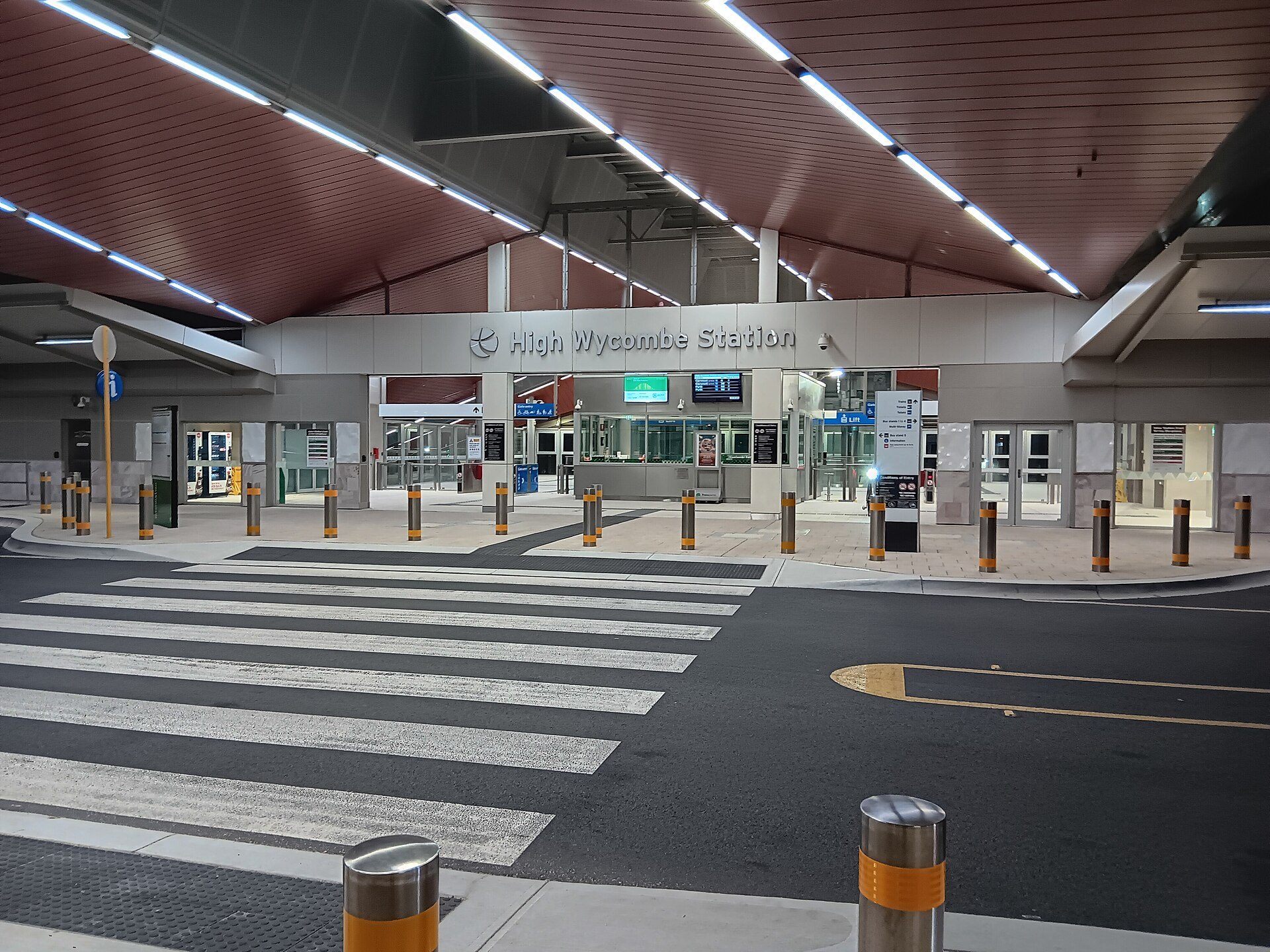 Train or transport scene in Perth