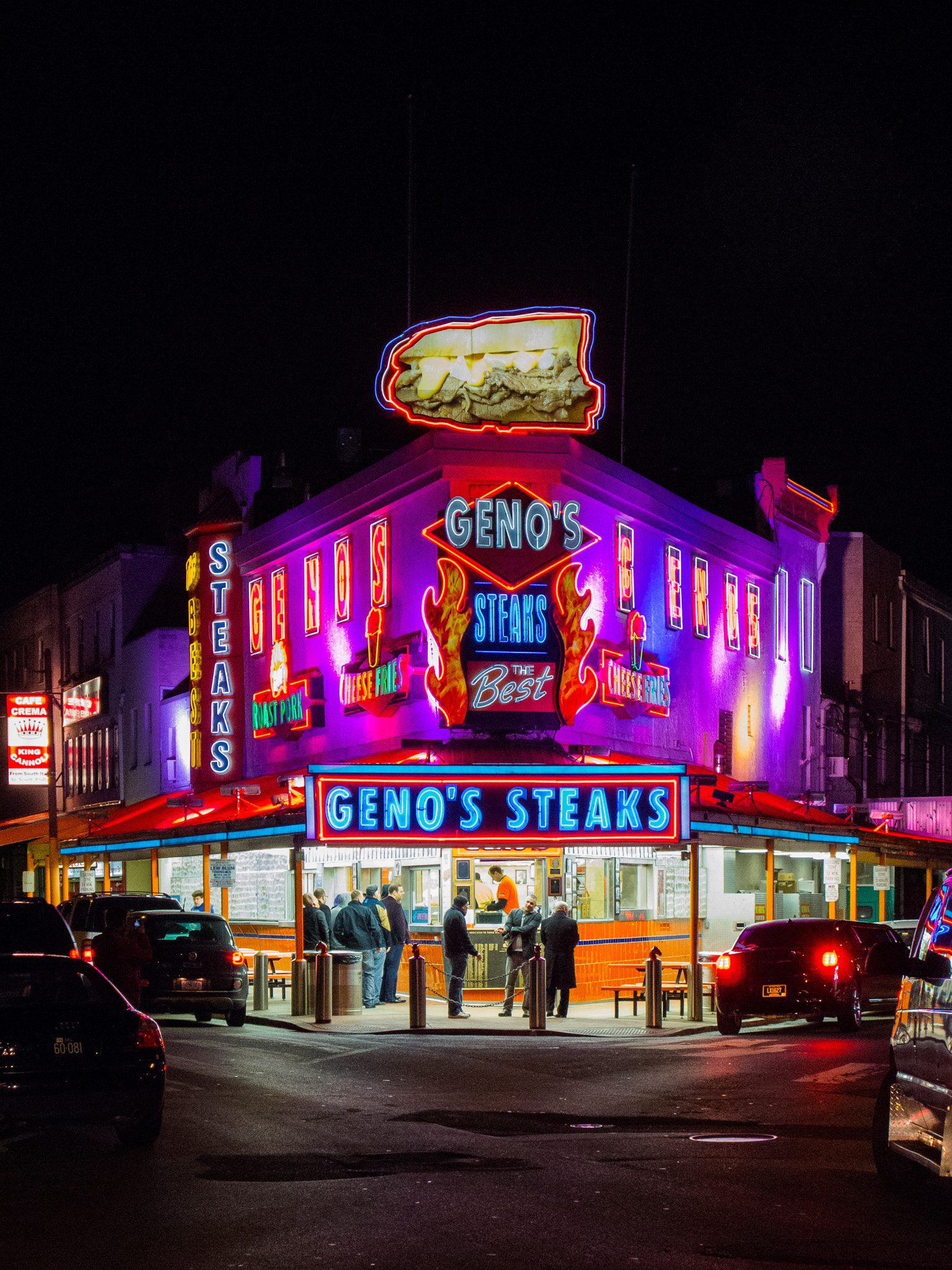 Restaurant scene in Philadelphia