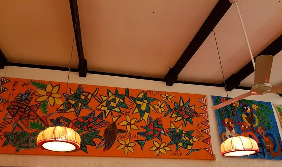 Restaurant scene in Port Vila