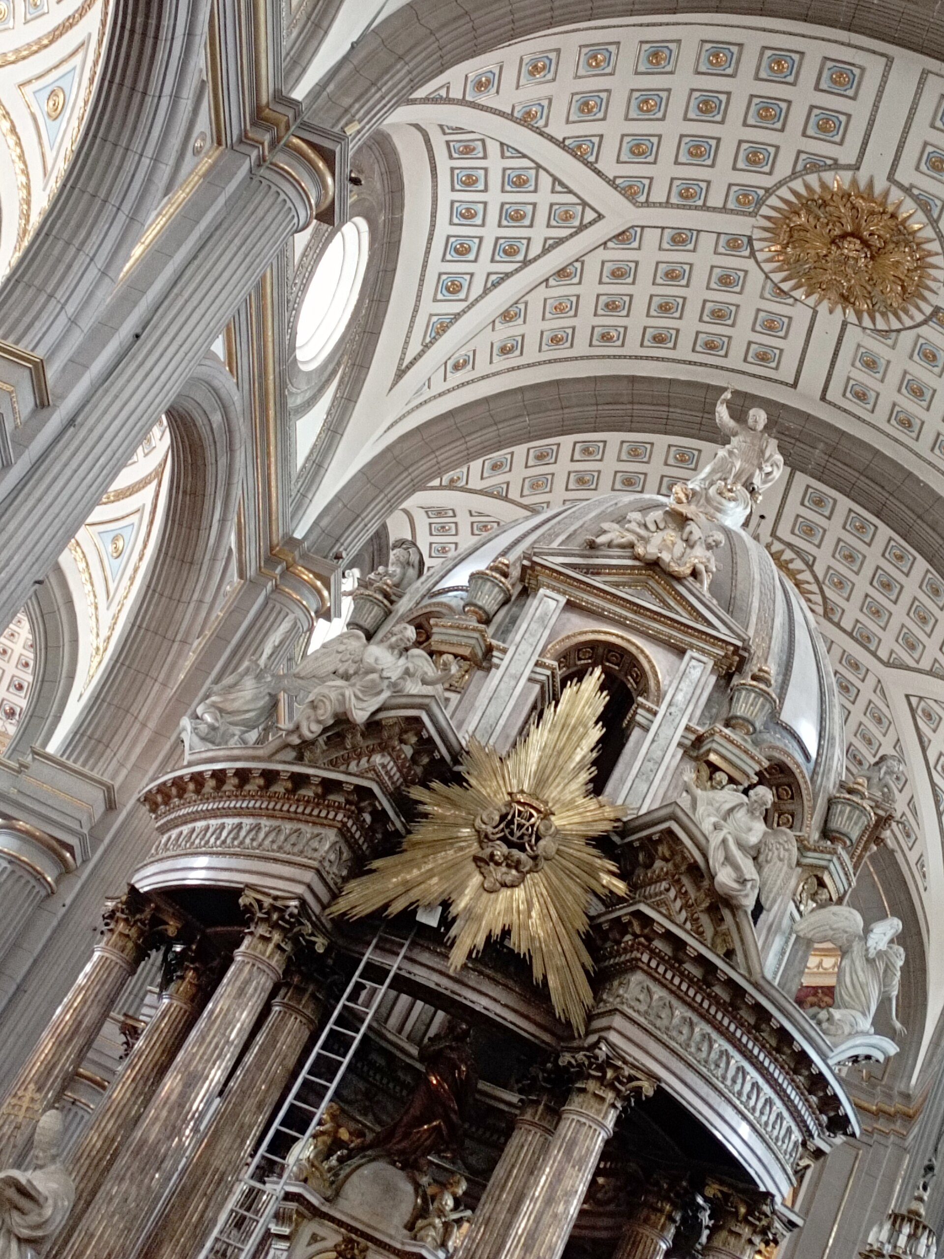 Cathedral detail in Puebla