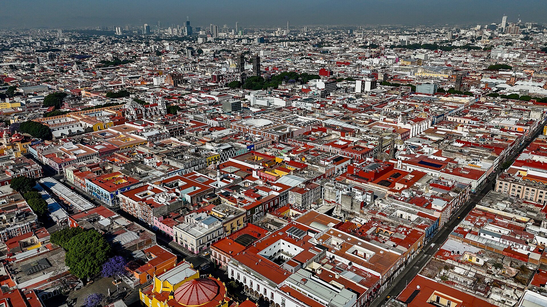 Historic center in Puebla