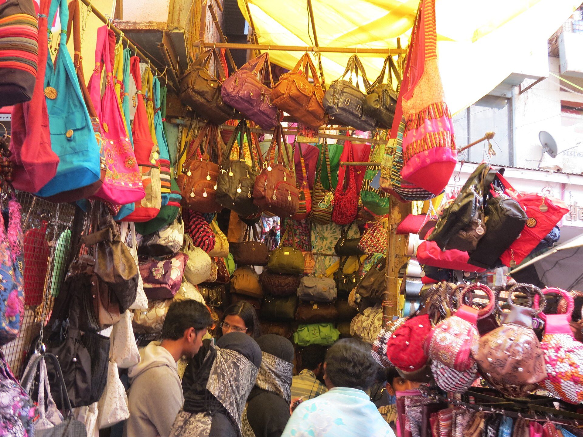 Shopping scene in Pune