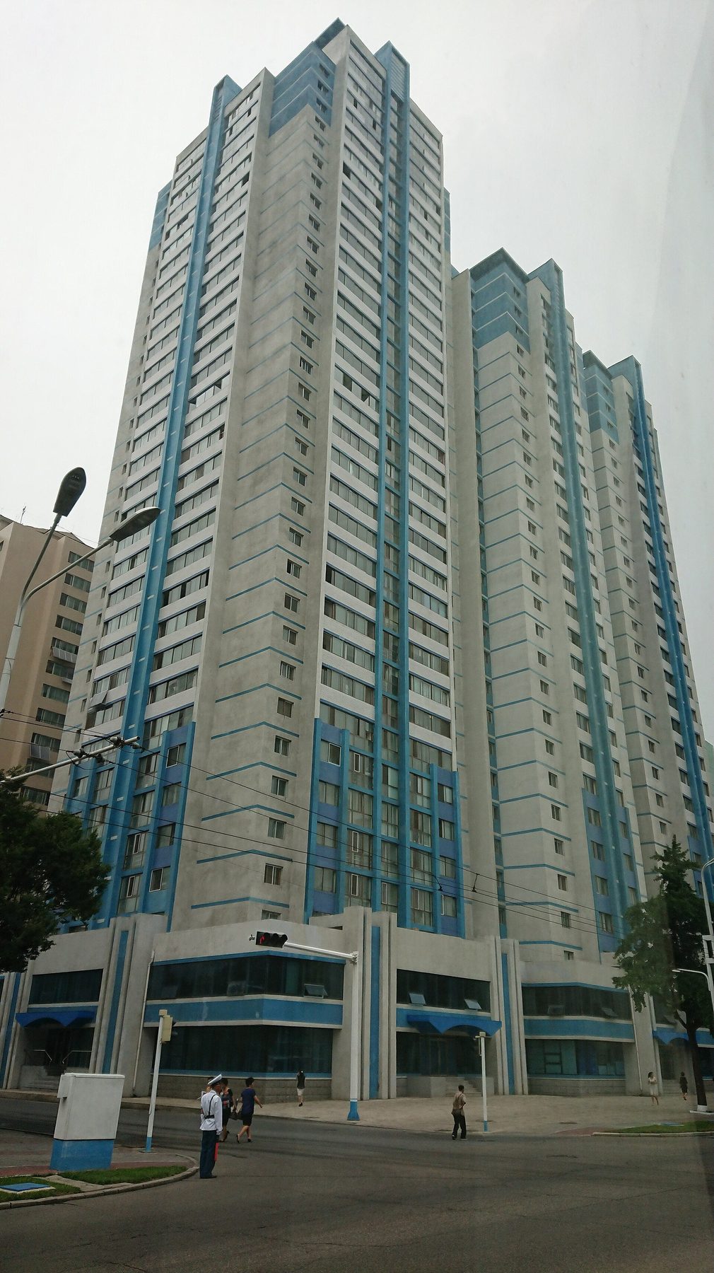 neighborhood in Pyongyang