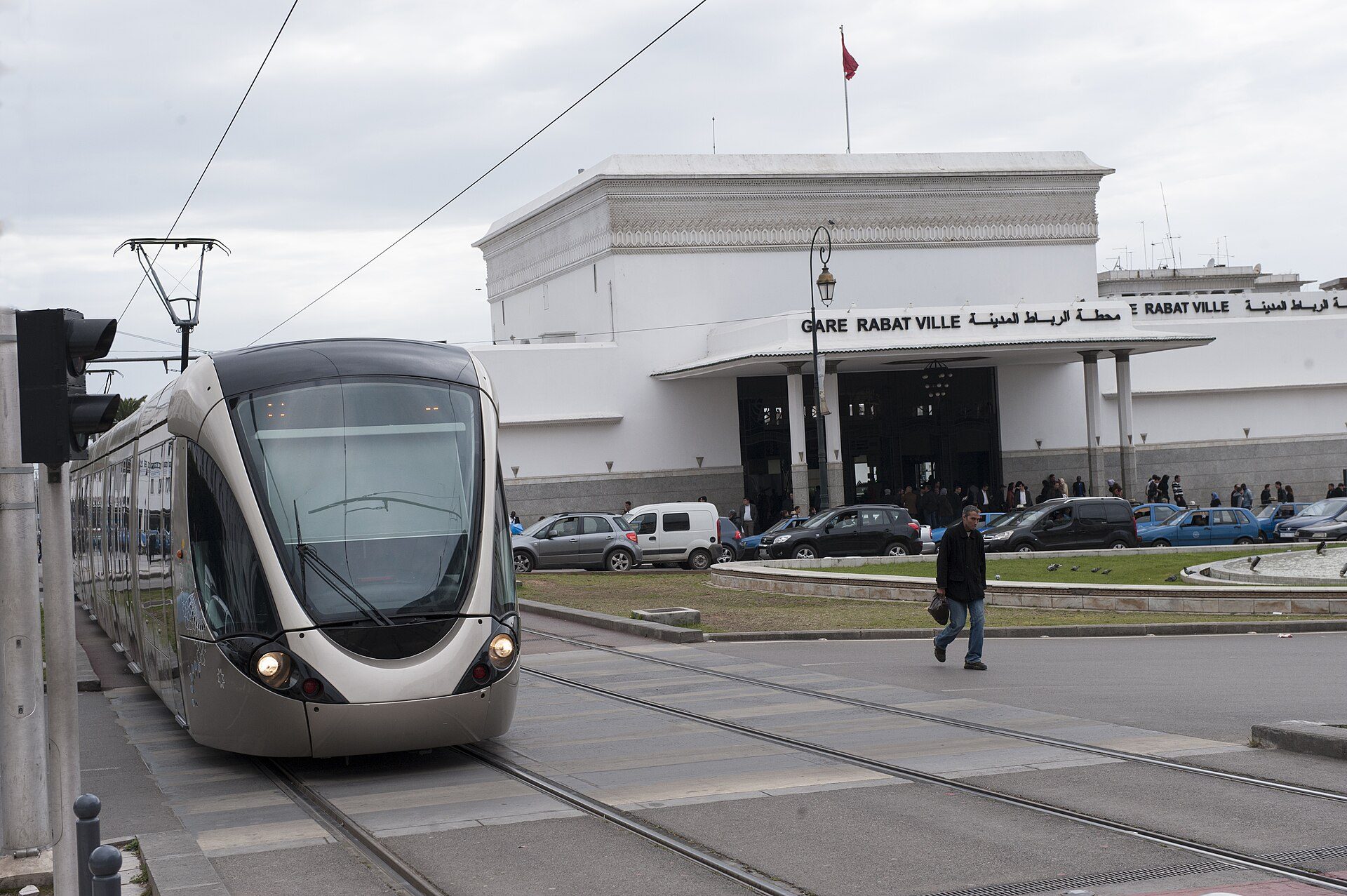 Transit scene in Rabat