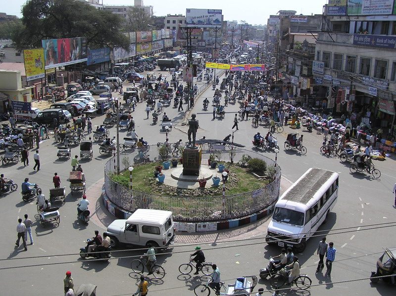 Shopping scene in Ranchi