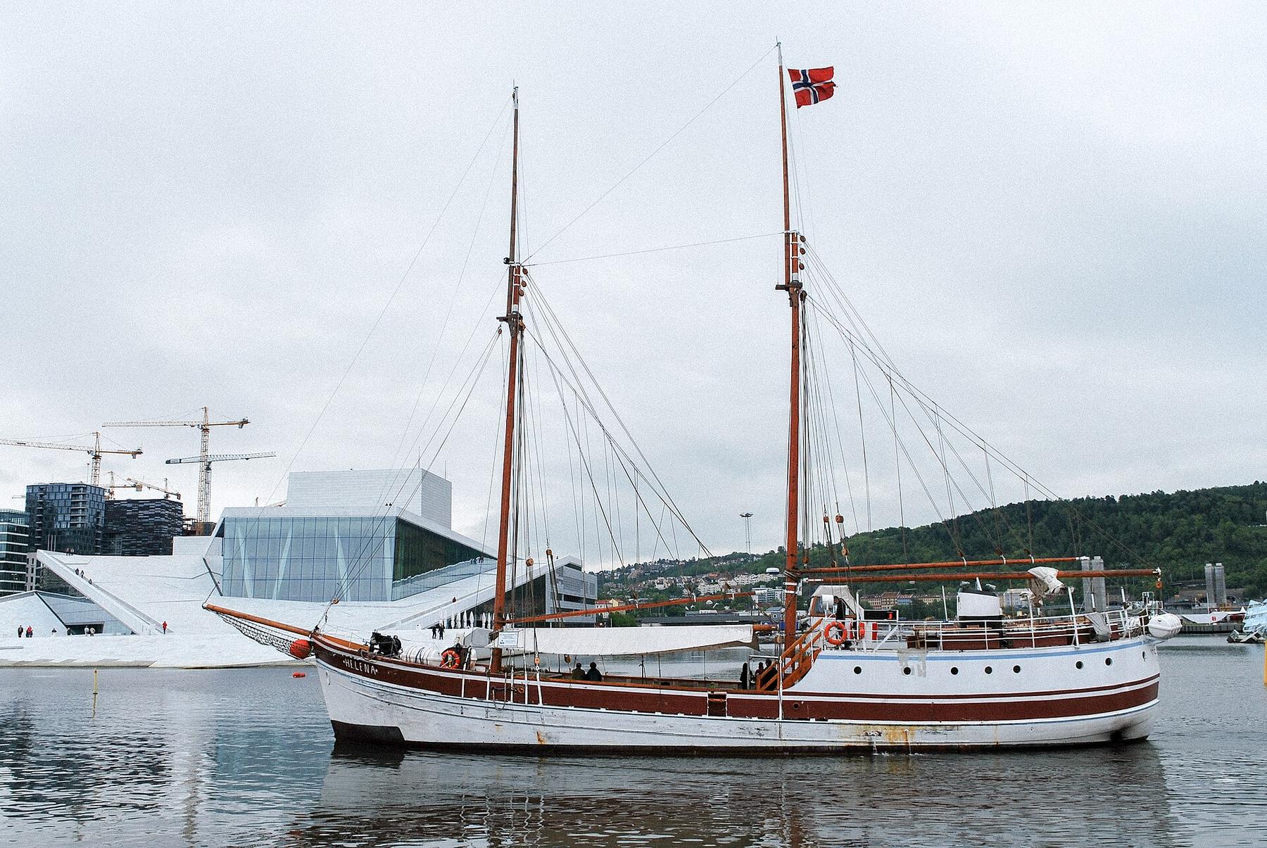 Oslo harbor or city neighborhood