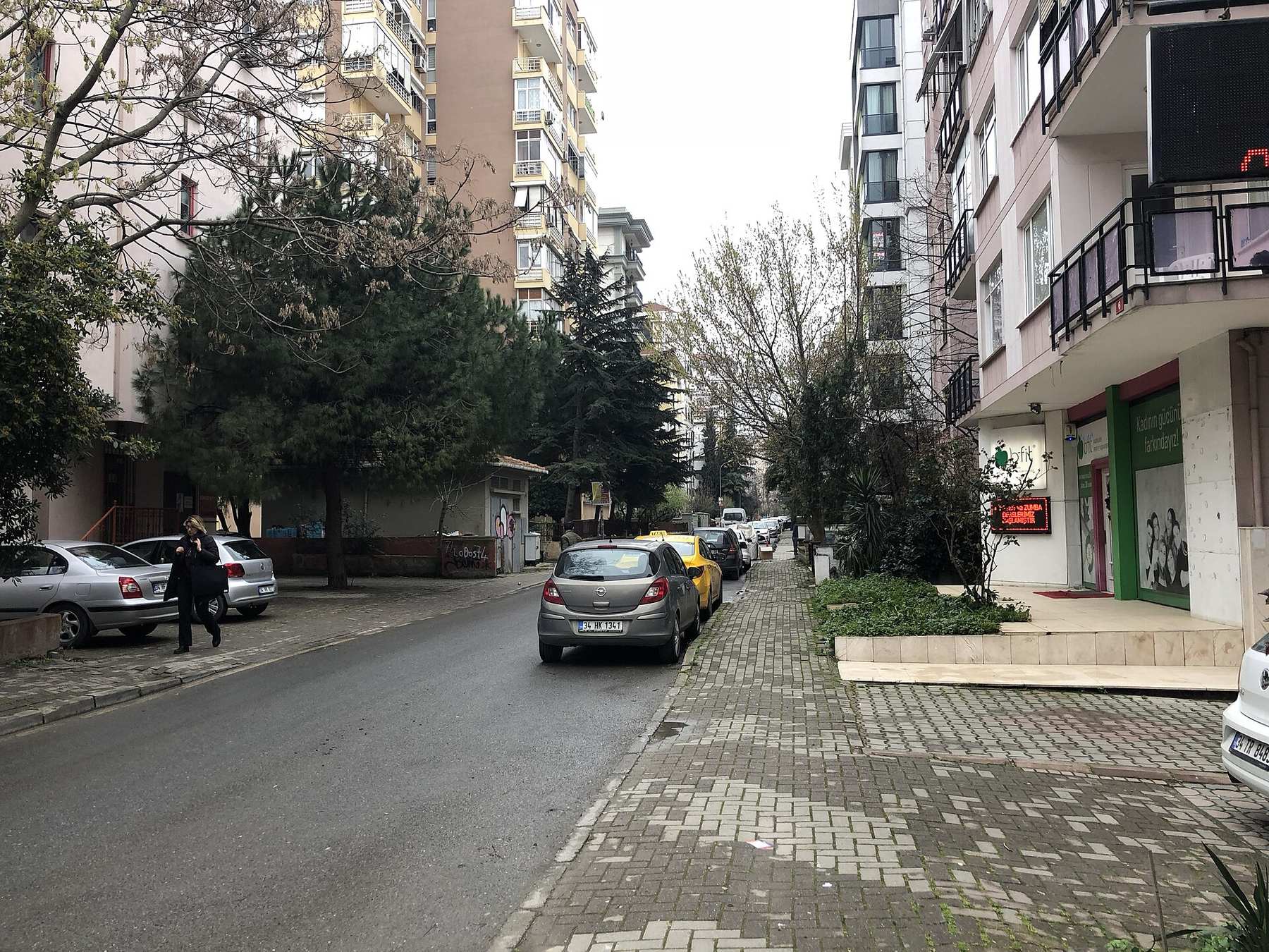 Kadikoy neighborhood street in Turkey