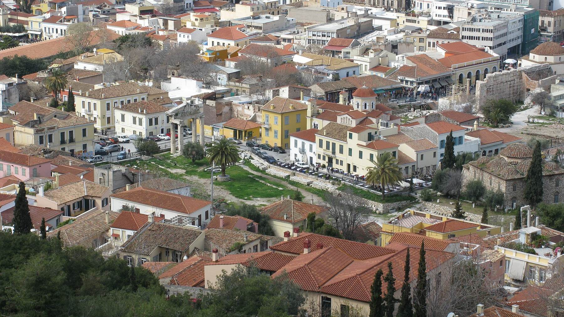 Plaka neighborhood in Greece