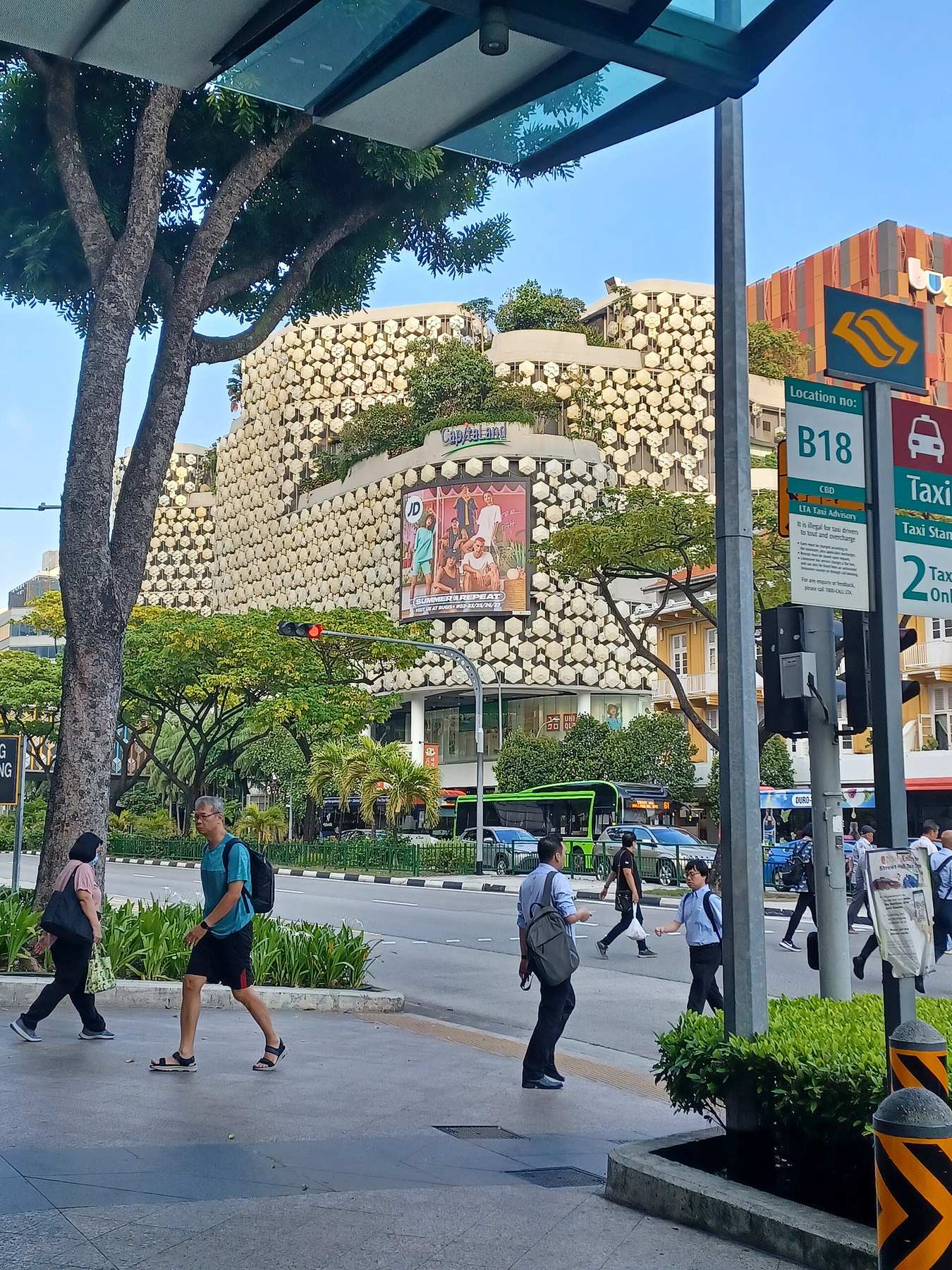 Singapore neighborhood in Bugis or Chinatown