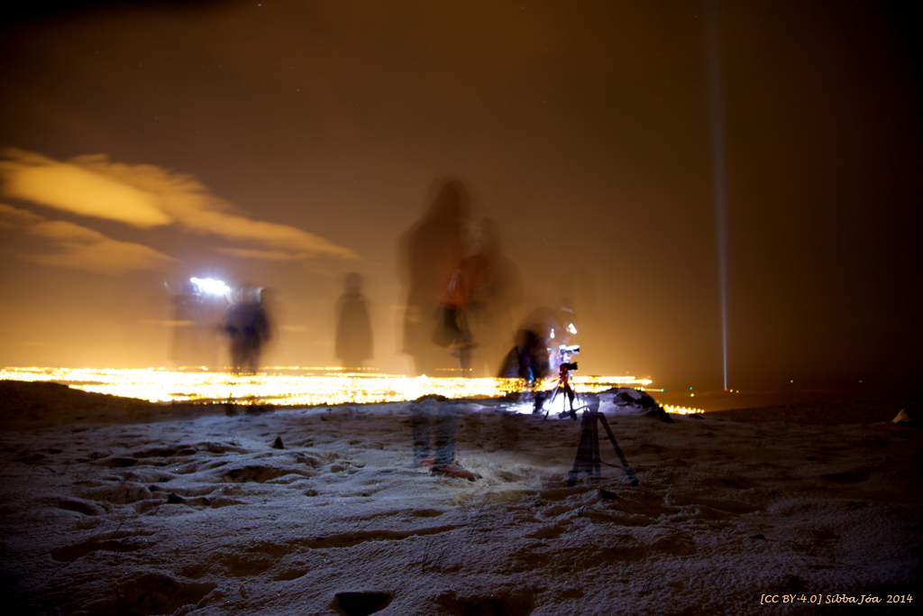 Evening scene in Reykjavik