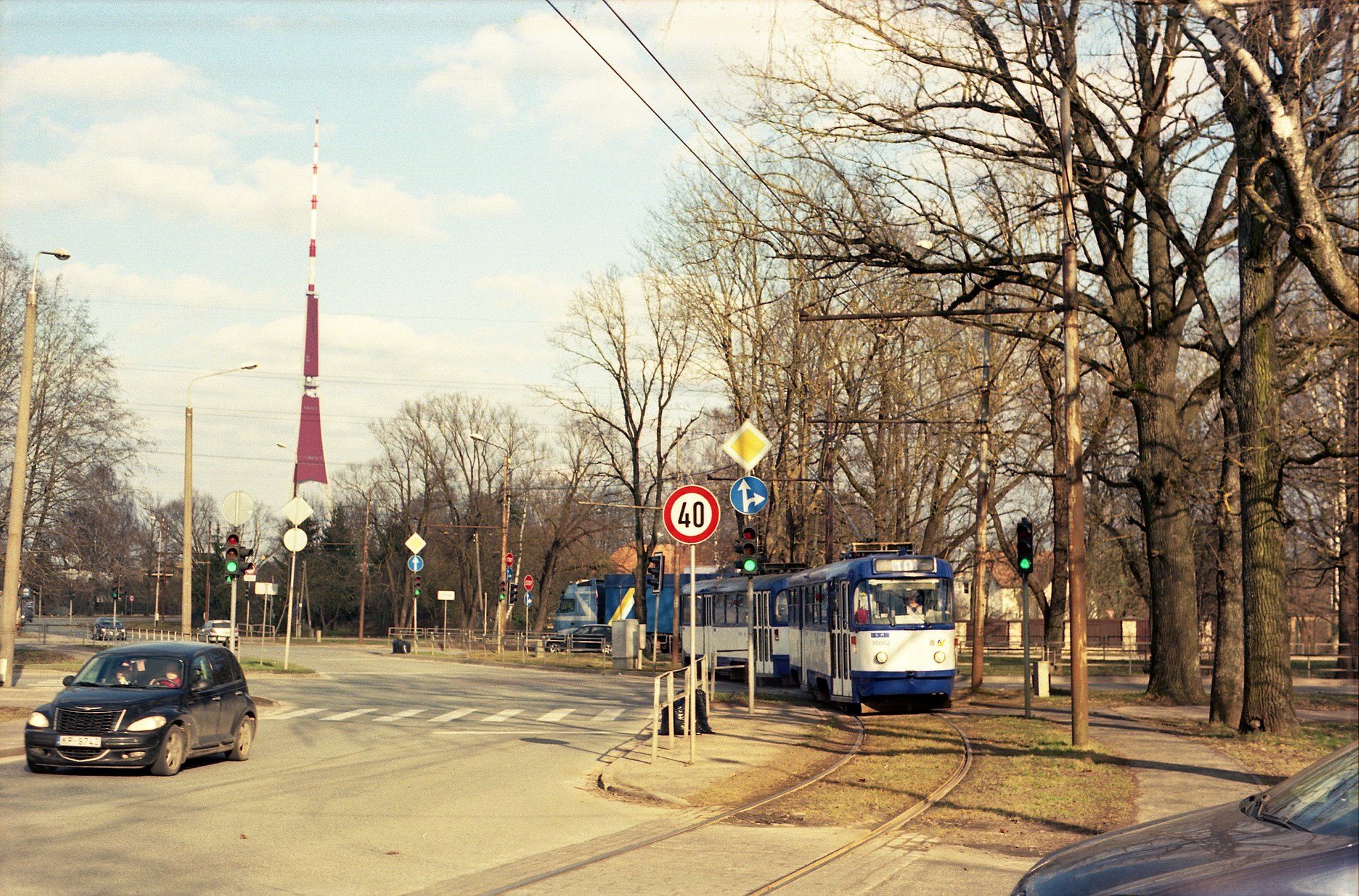 Transit scene in Riga