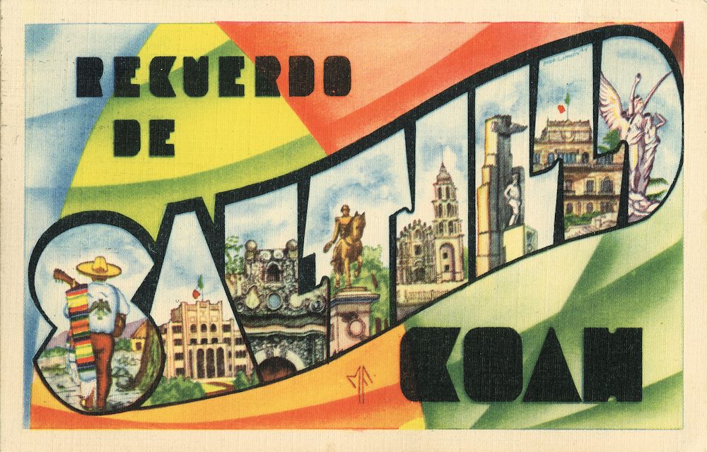 Shopping or market scene in Saltillo