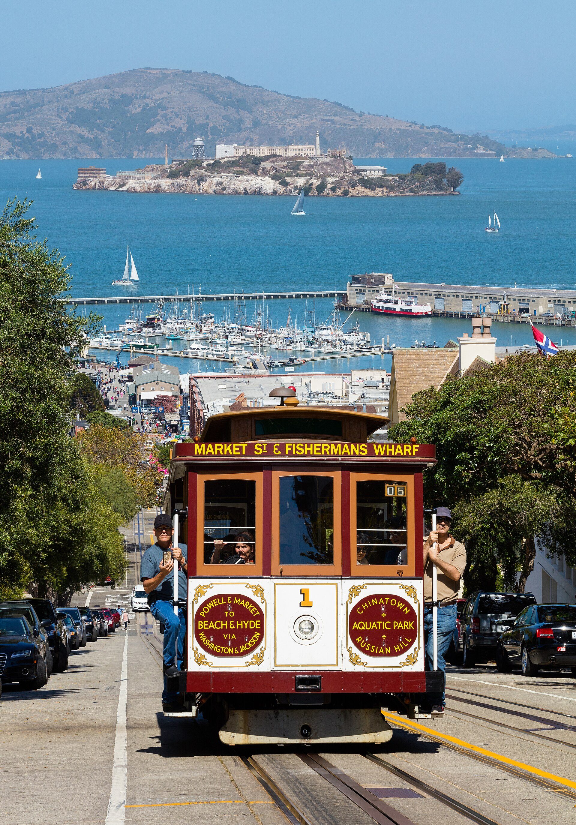 Transit scene in San Francisco