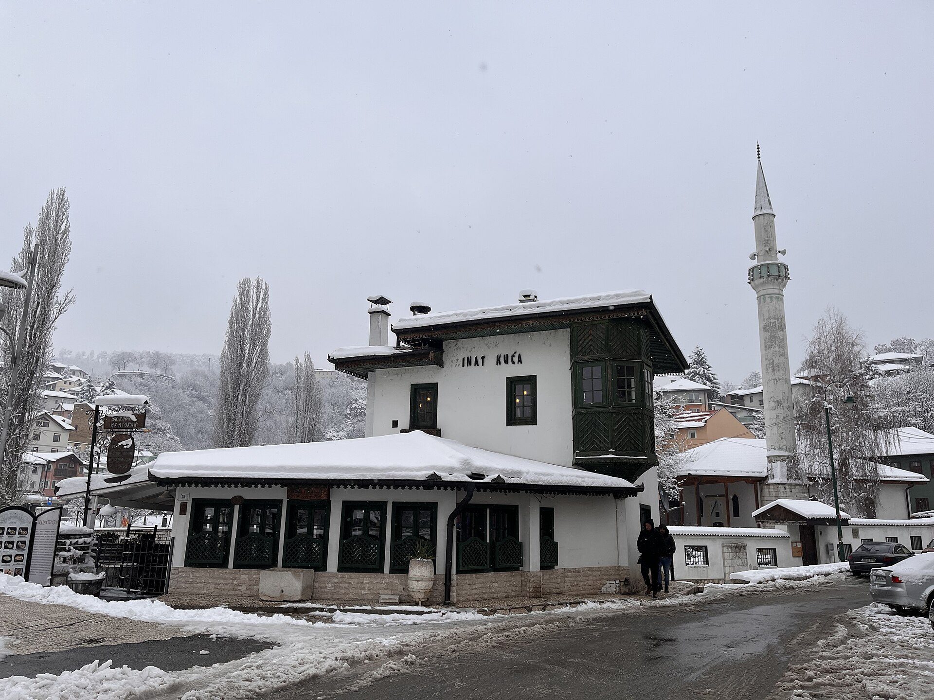 Restaurant scene in Sarajevo