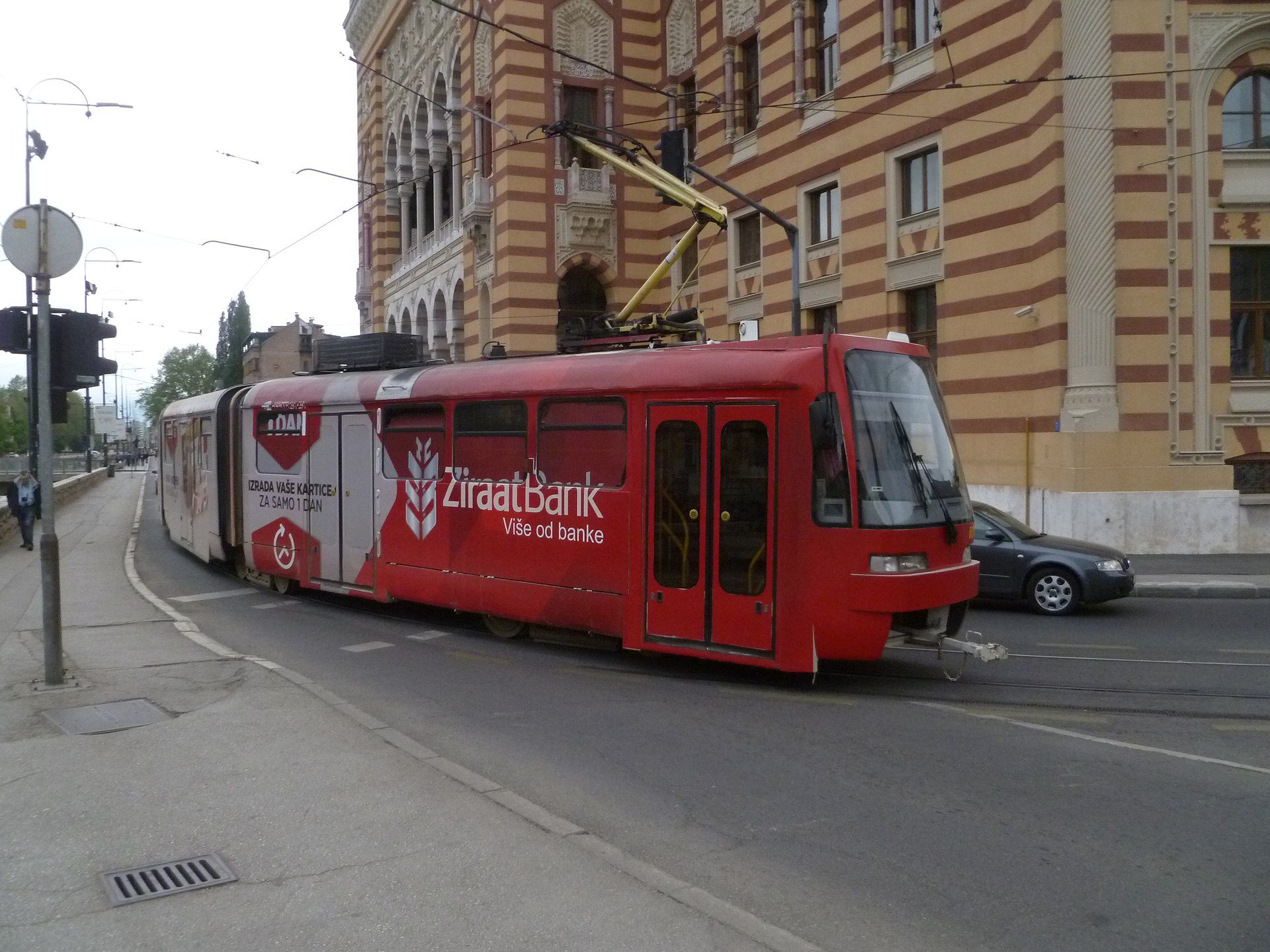 Transit scene in Sarajevo