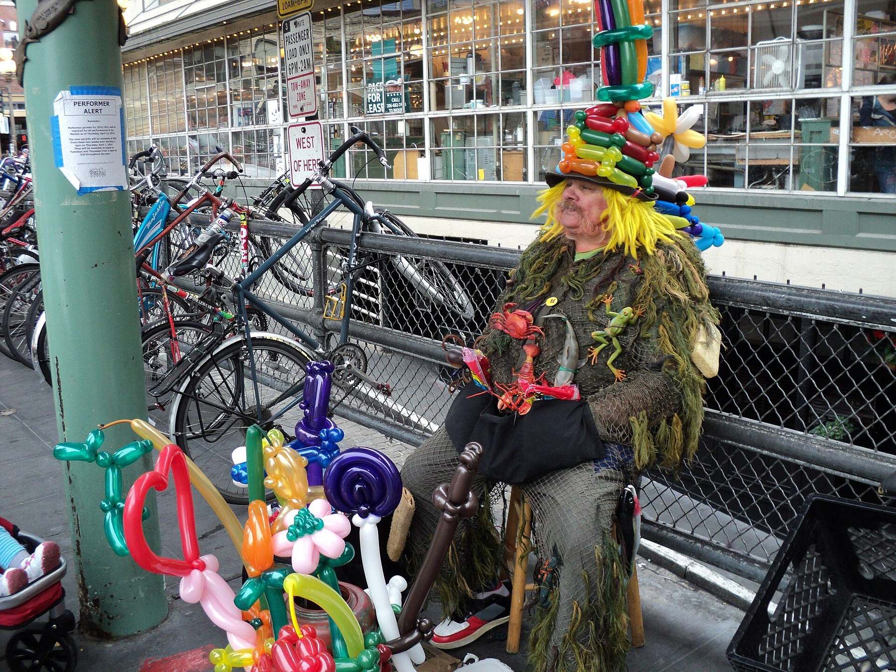 Pike Place Market route in Seattle