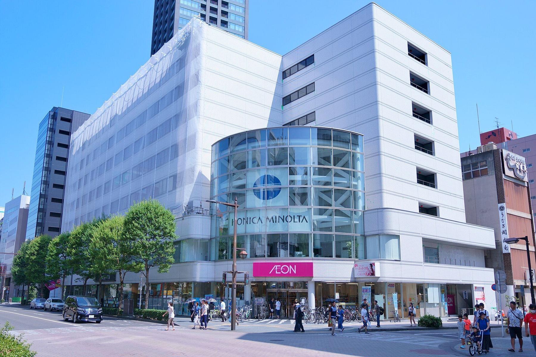 Shopping scene in Sendai