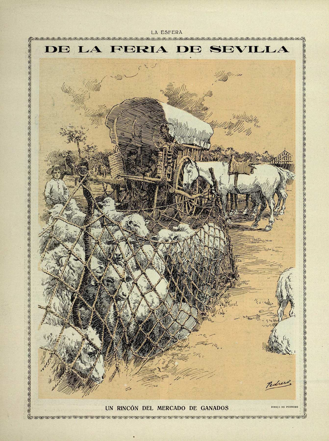 Shopping or market scene in Sevilla