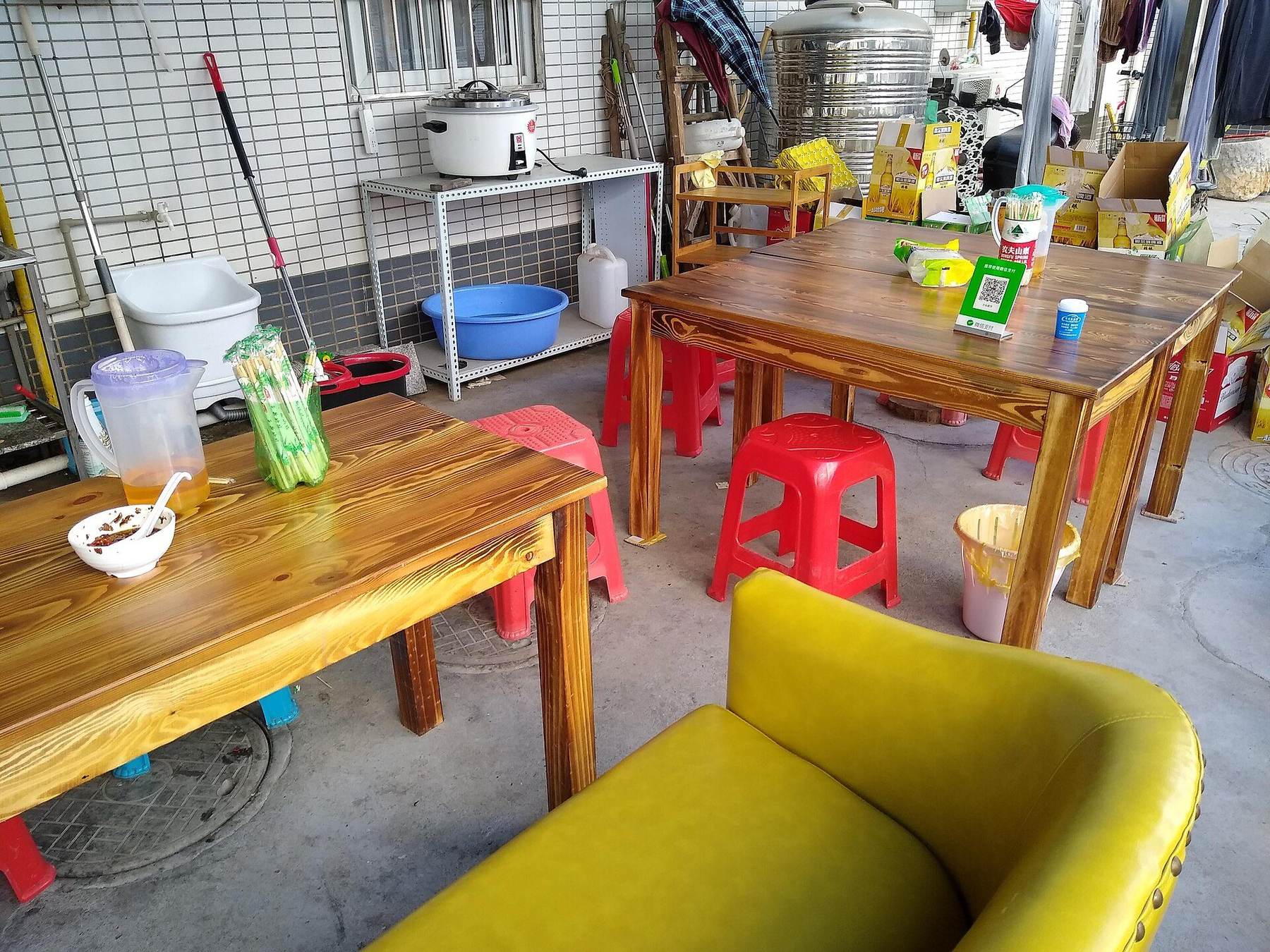 Restaurant scene in Shaoguan