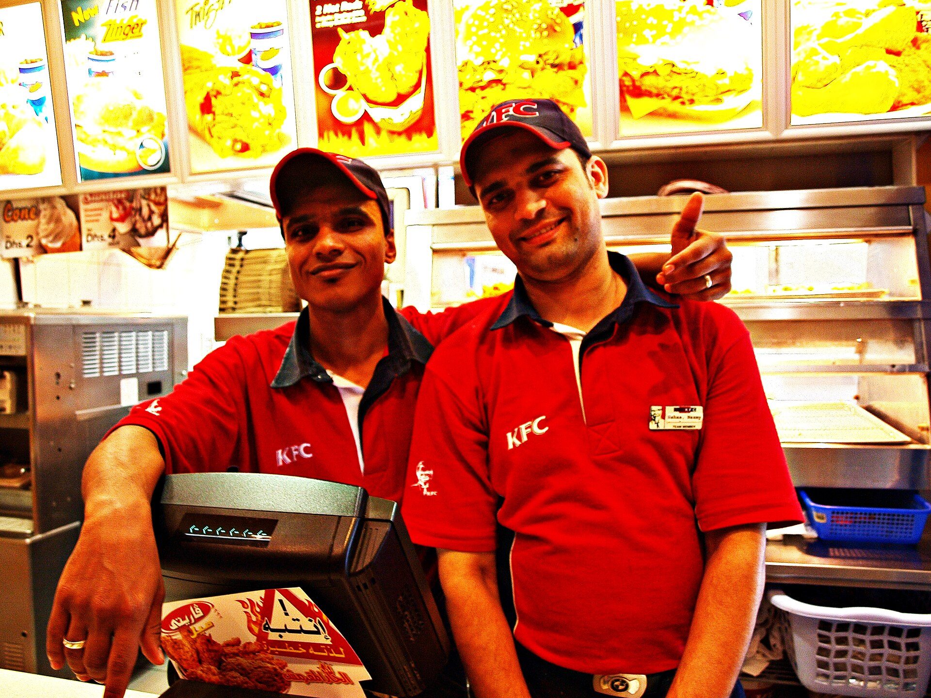 Restaurant scene in Sharjah